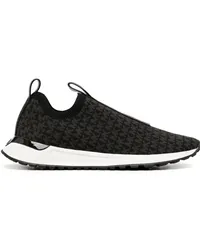 Michael Kors Miles Slip-On-Sneakers mit Logo Schwarz