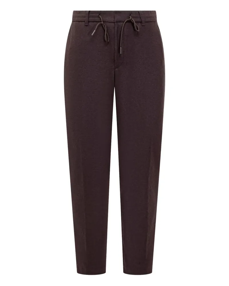 HUGO BOSS flannel drawstring trousers - Rot Rot