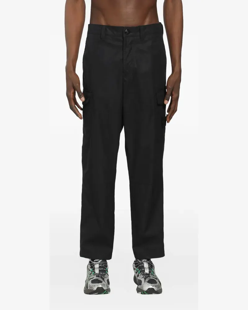 Stone Island cotton cargo pants - Schwarz Schwarz