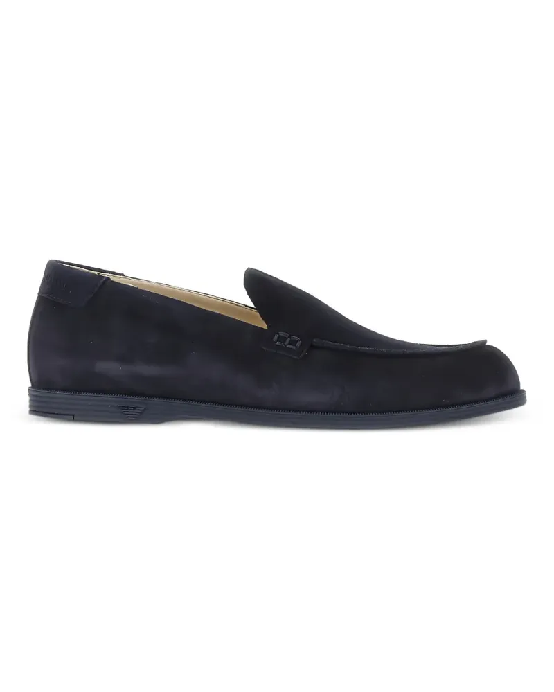Emporio Armani Loafer mit Logo-Prägung - Blau Blau