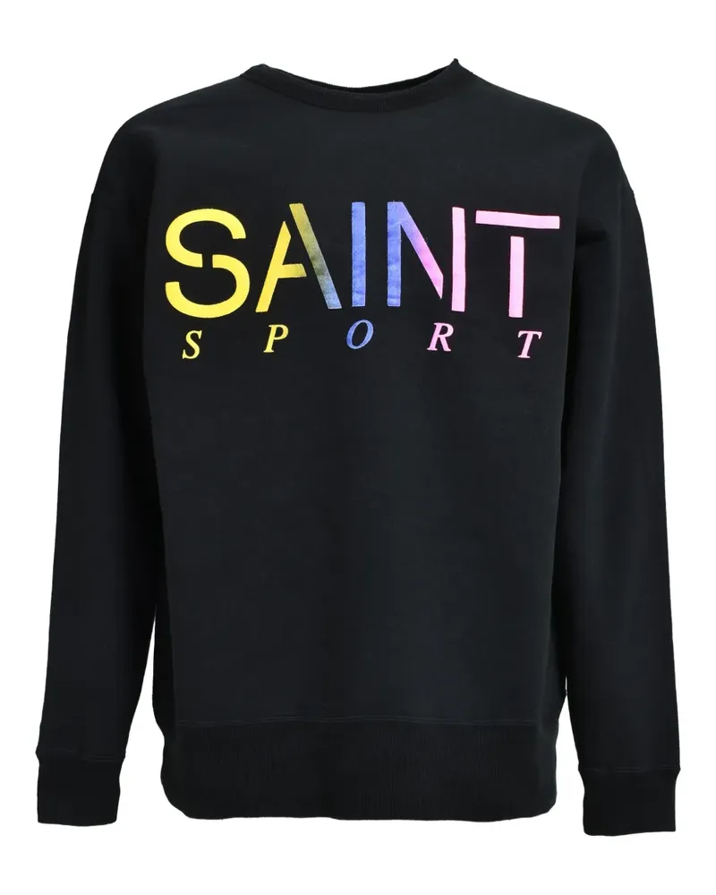 SAINT MXXXXXX Sweatshirt mit Rundhalsausschnitt - Schwarz Schwarz