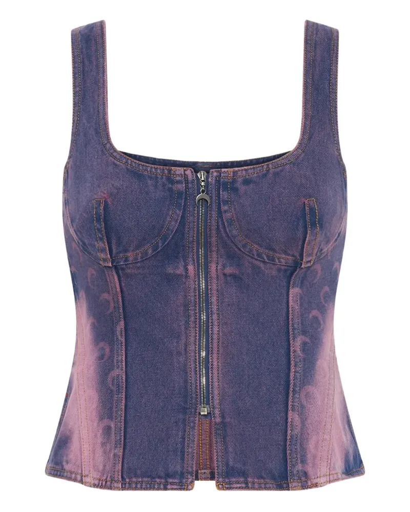 Marine Serre Moon Laser Jeanstop - Violett Violett