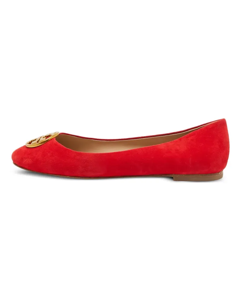 Tory Burch Chelsea Ballerinas mit Logo-Medaillon - Rot Rot