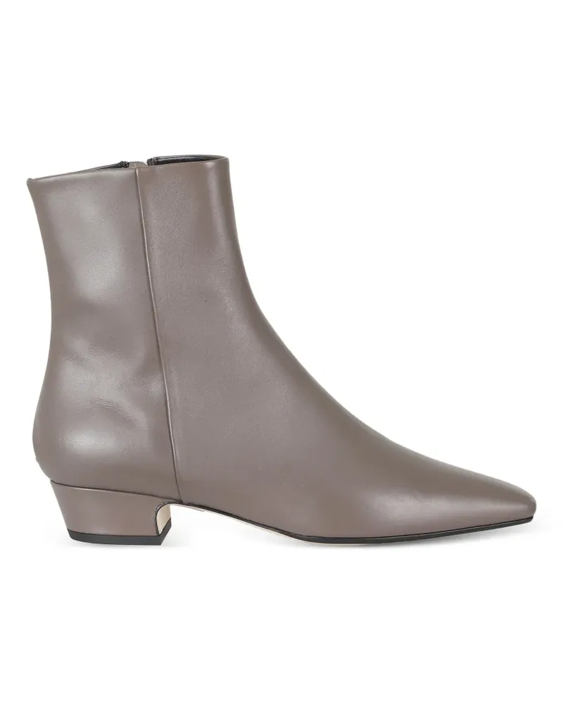 aeyde Lilia Stiefel mit eckiger Kappe - Grau Grau