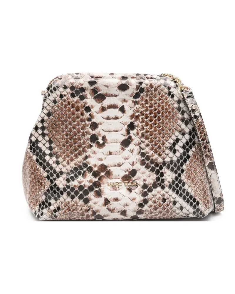 MARC ELLIS Arlena clutch bag - Braun Braun