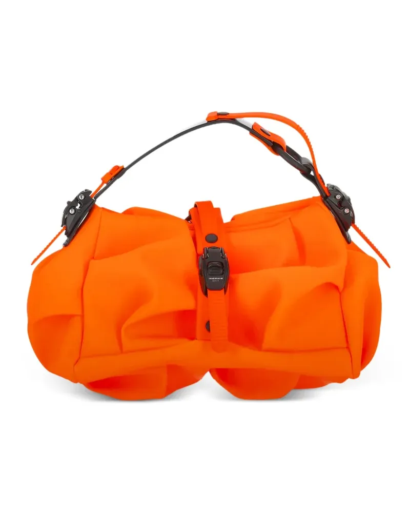 Innerraum Drapierte Handtasche - Orange Orange