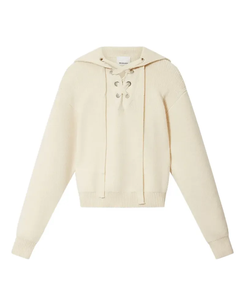Isabel Marant Ydali Pullover mit Schnürung - Nude Nude