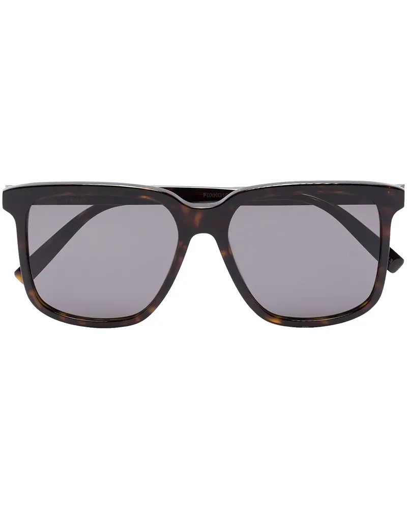 Saint Laurent Eckige SL 480 Sonnenbrille - Braun Braun