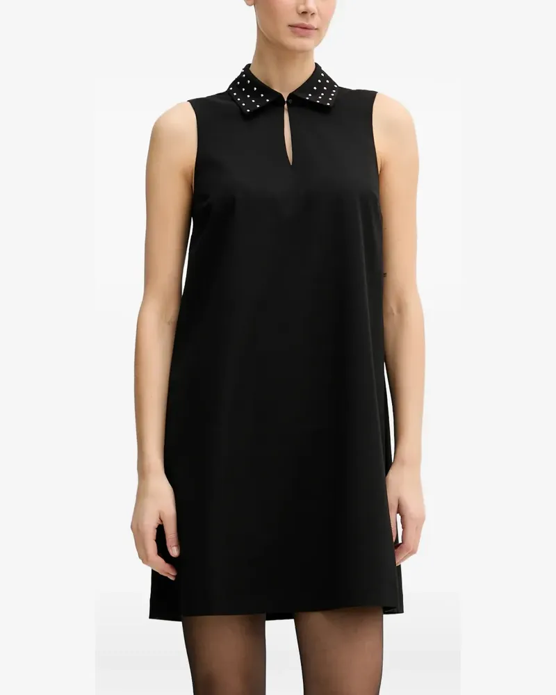 Benetton Minikleid mit Nieten - Schwarz Schwarz