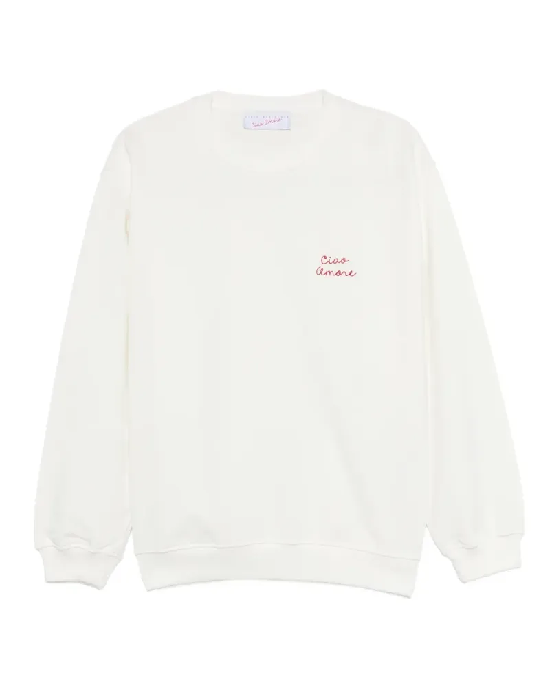 Giada Benincasa embroidery sweatshirt - Weiß Weiß