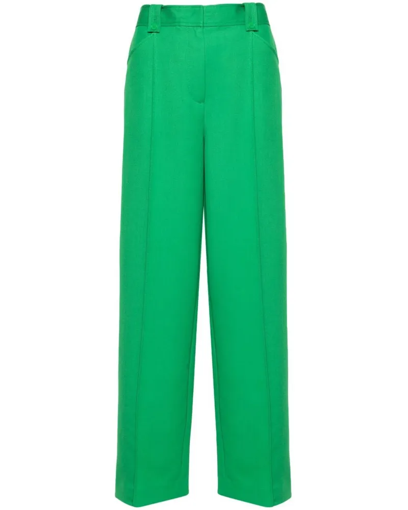 3.1 phillip lim Weite Cavalry High-Waist-Hose - Grün Grün