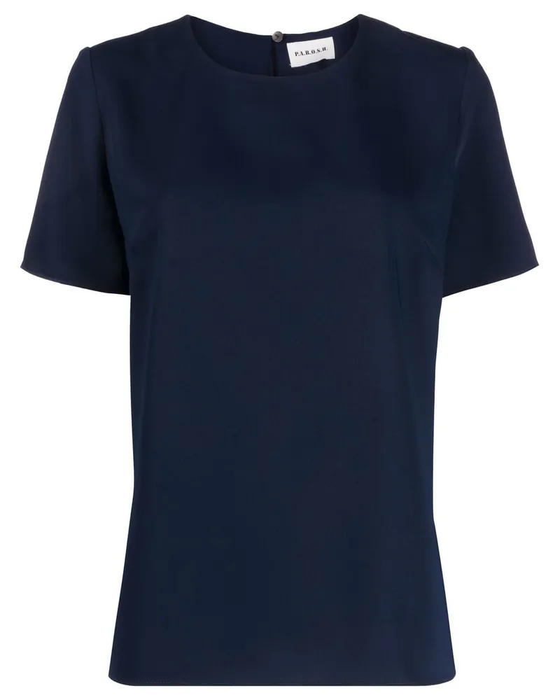 P.A.R.O.S.H. P.A.R.O H. Kurzärmeliges Oberteil - Blau Blau