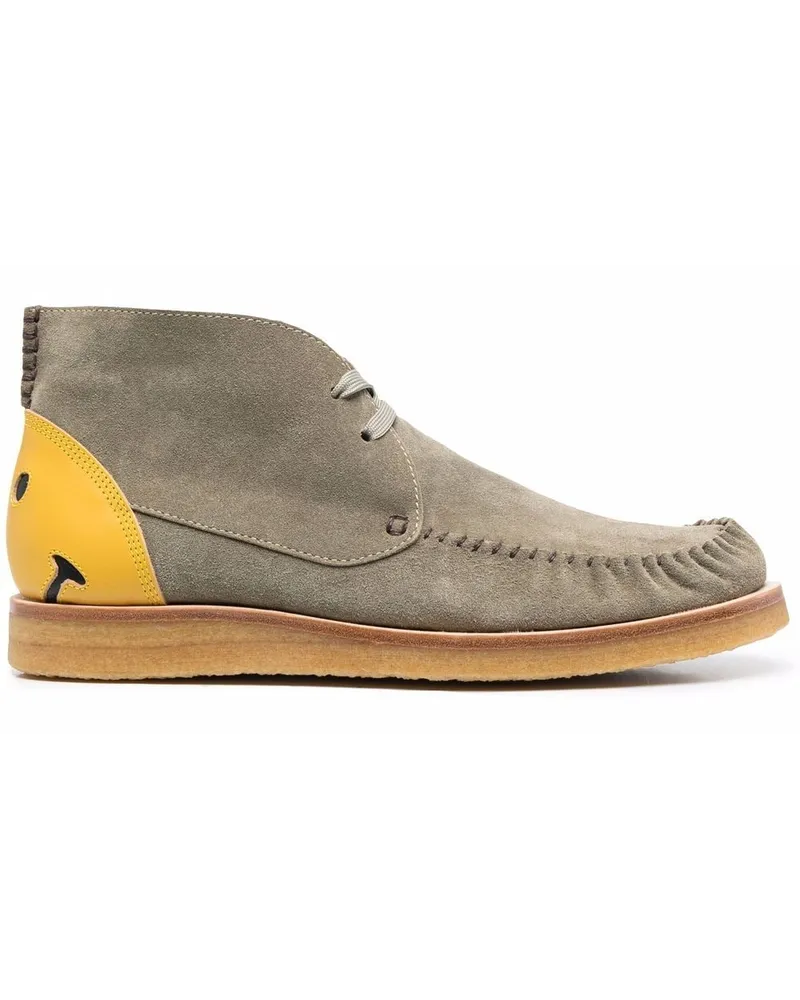 KAPITAL Desert-Boots aus Wildleder - Grün Grün