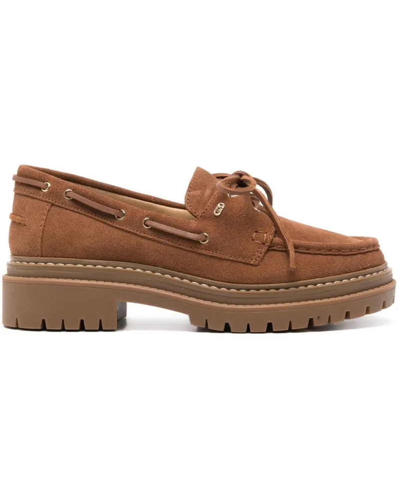 Michael Kors Loafer mit Logo-Schild - Braun Braun