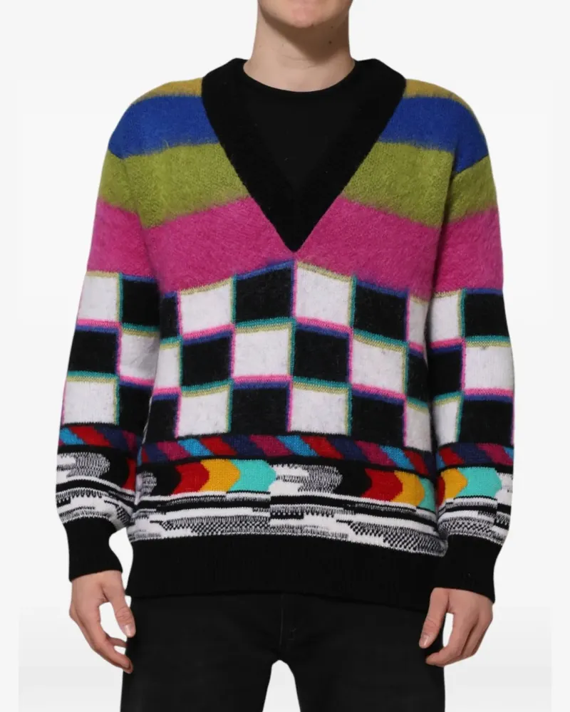 Dolce & Gabbana Pullover mit V-Ausschnitt - Schwarz Schwarz