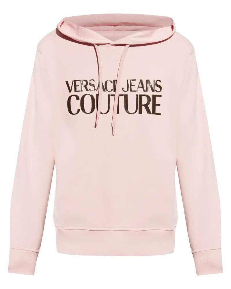 Versace Jeans Klassischer Hoodie - Rosa Rosa
