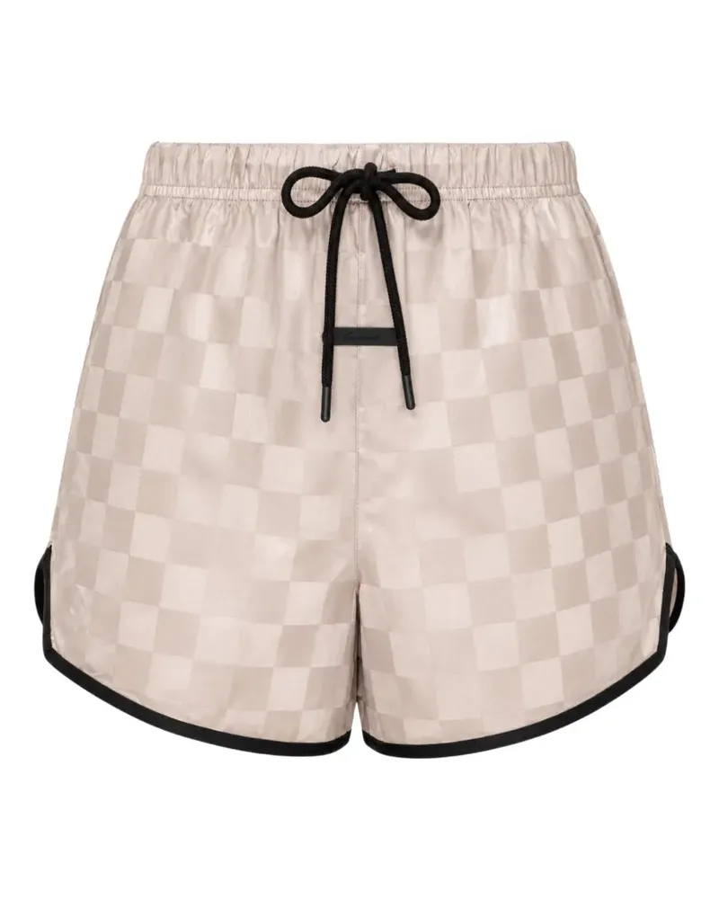 Fear of God checkered Essentials shorts - Grau Grau