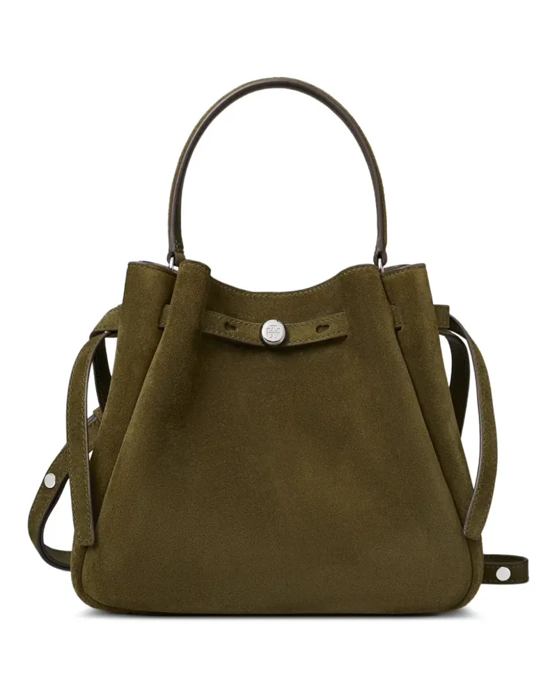 Tory Burch Romy Beuteltasche aus Wildleder - Grün Grün