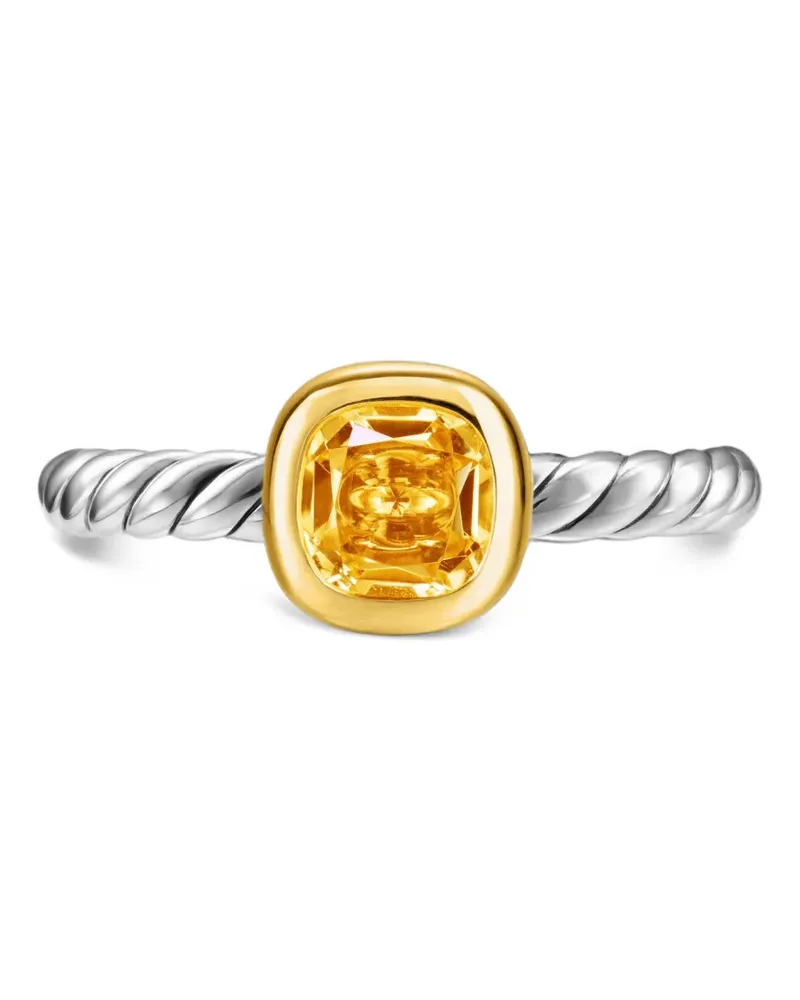 David Yurman DY Mercer® Zitrin-Kabelring - Silber Silber