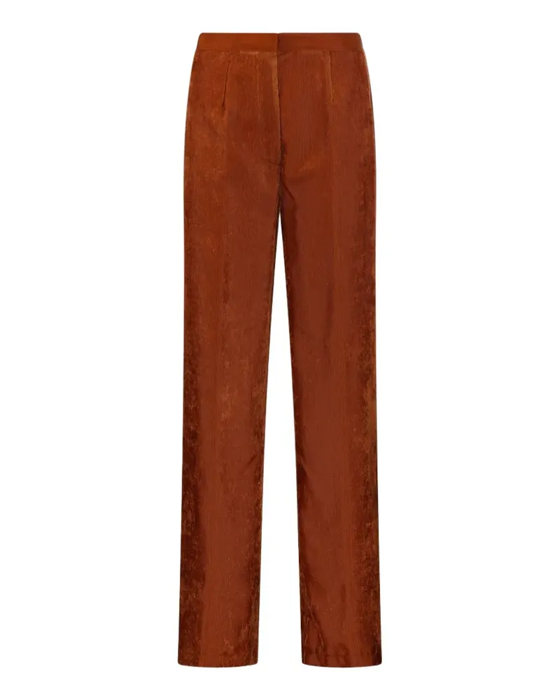 forte_forte Hose in Samtoptik - Orange Orange