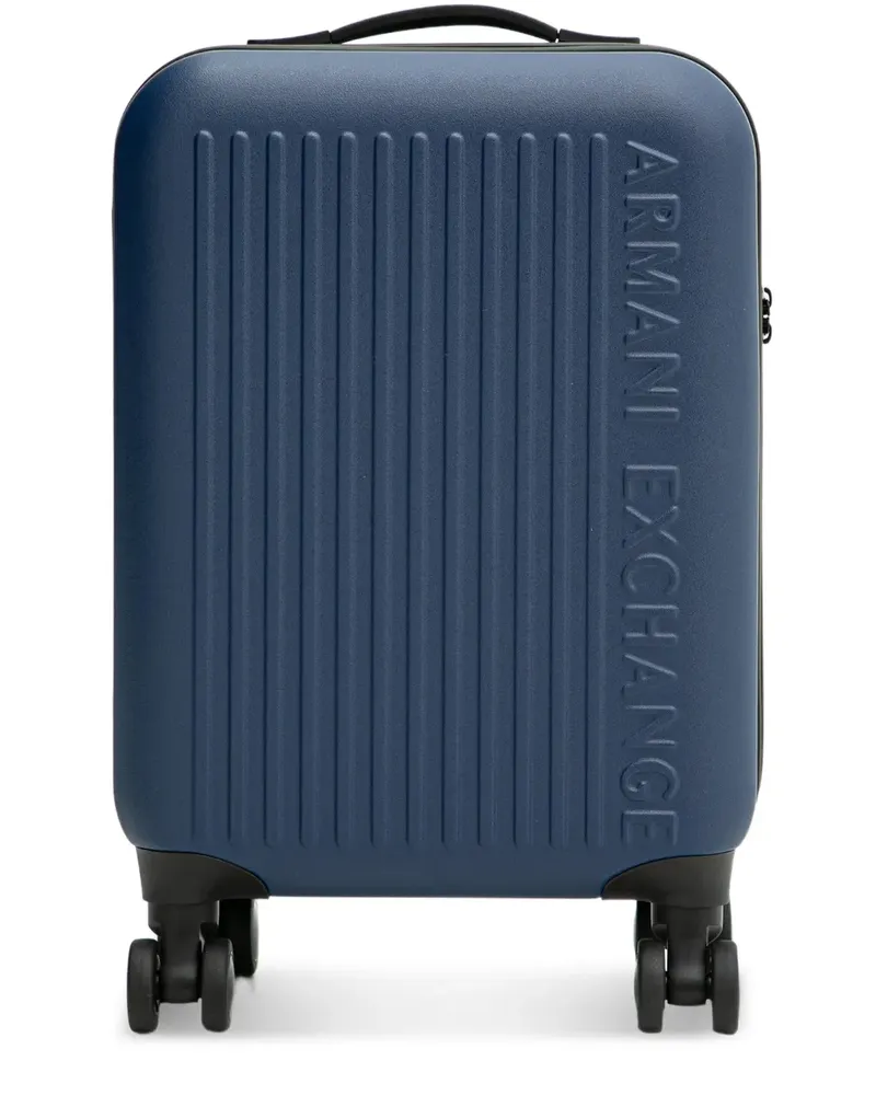 Armani Exchange Reisetasche mit Logo - Blau Blau