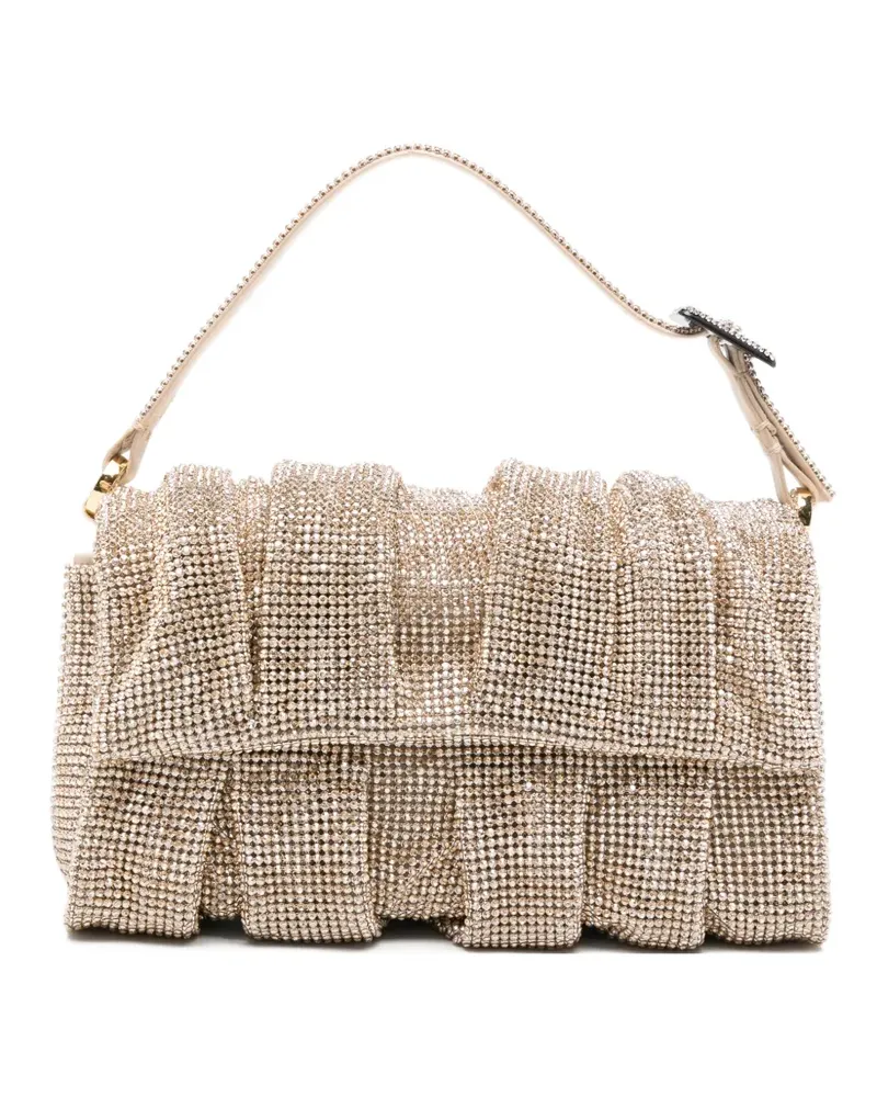 Benedetta Bruzziches ruched embellished mini bag - Gelb Gelb
