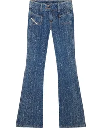 Diesel Ausgestellte D-Ebush Jeans Blau