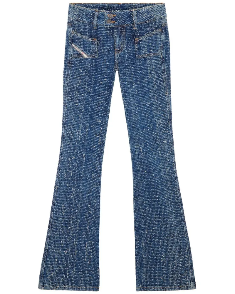 Diesel Ausgestellte D-Ebush Jeans Blau