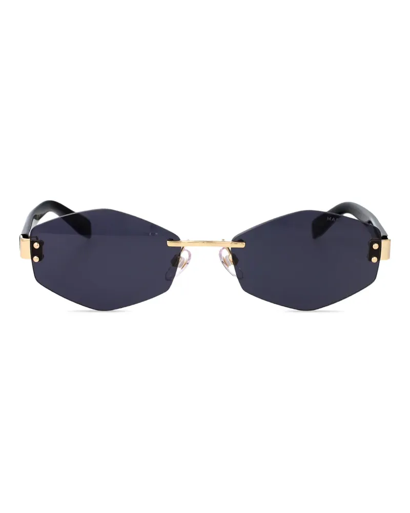 Marc Jacobs Rahmenlose Air Sonnenbrille mit geometrischem Gestell - Gold Gold
