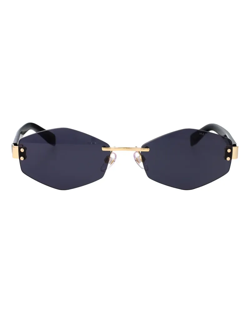 Marc Jacobs Rahmenlose Air Sonnenbrille mit geometrischem Gestell - Gold Gold