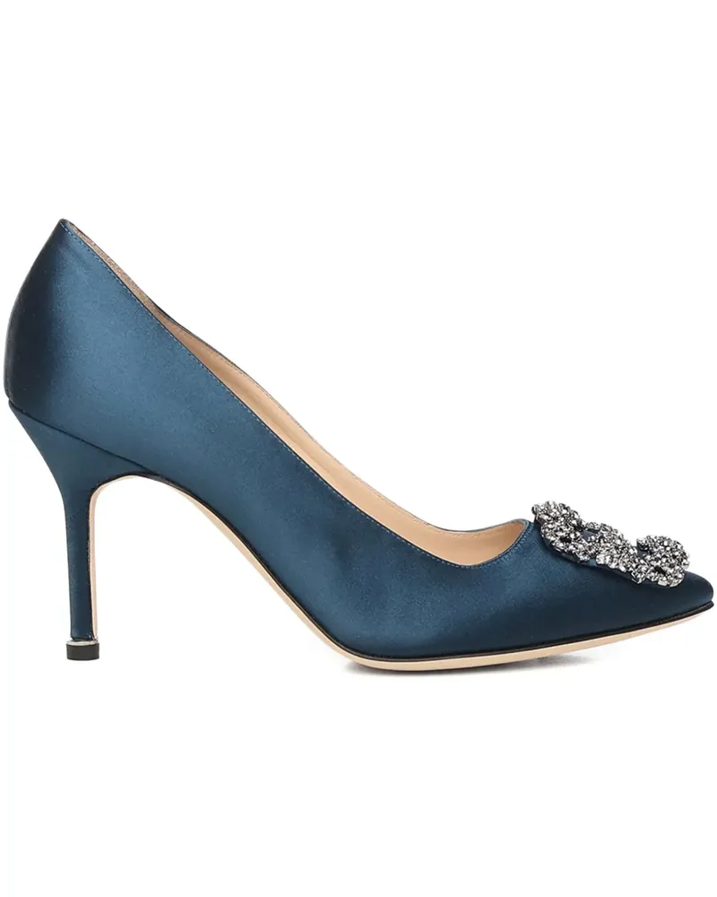 Manolo Blahnik Verzierte Pumps - Blau Blau