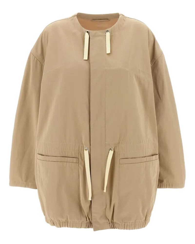 Christophe Lemaire Utility-Jacke mit Kordelzug - Nude Nude