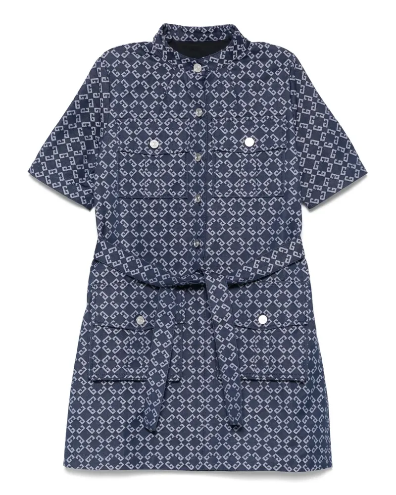 Givenchy Monogram 72 Minikleid aus Denim - Blau Blau