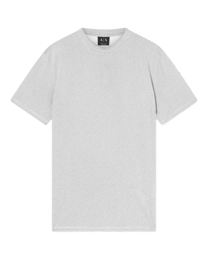 Armani Exchange logo-print T-shirt - Grau Grau