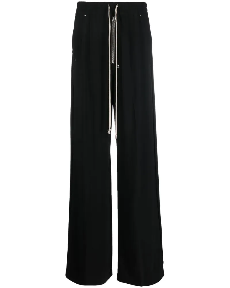 Rick Owens Weite Hose mit Kordelzug - Schwarz Schwarz