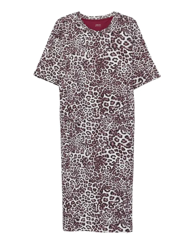 Marc Cain Midikleid mit Animal-Print - Weiß Weiß