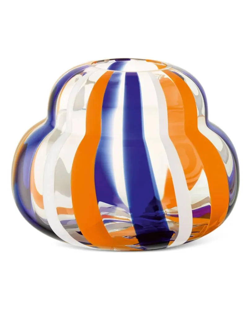 LSA International Folk Glasvase (19cm x 25,4cm) - Orange Orange