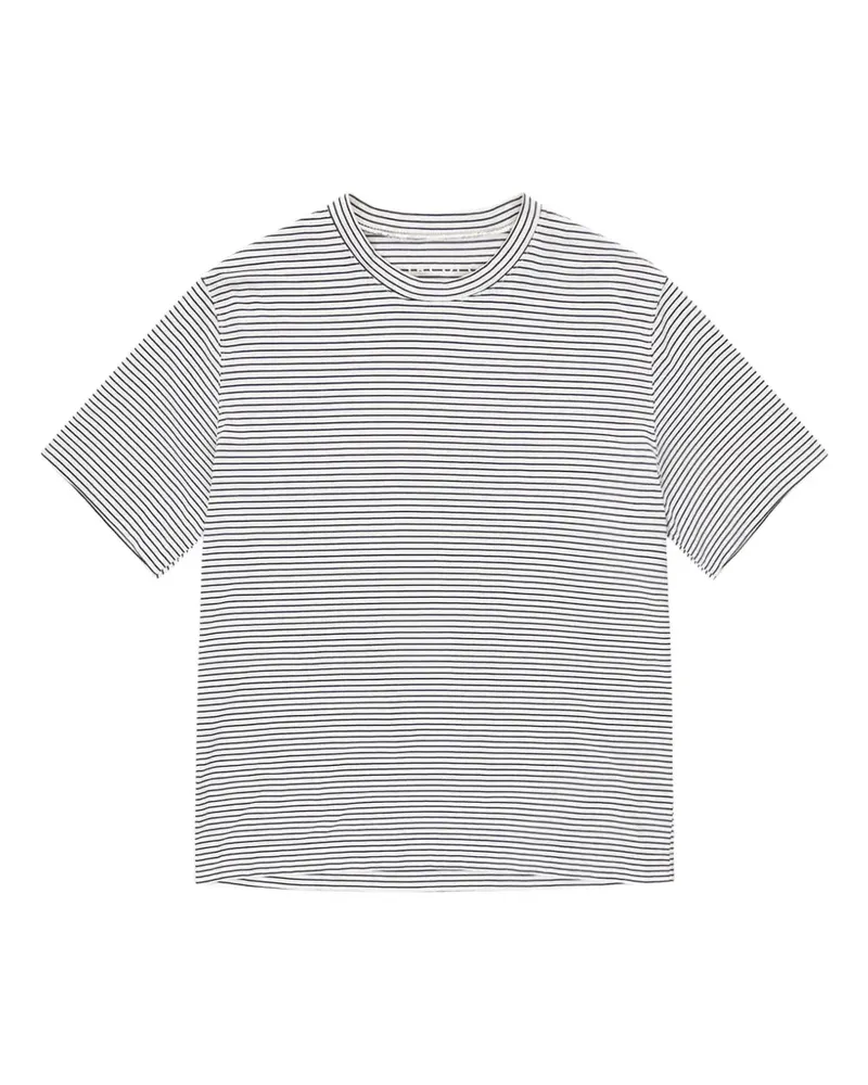 CIRCOLO 1901 Gestreiftes T-Shirt - Nude Nude