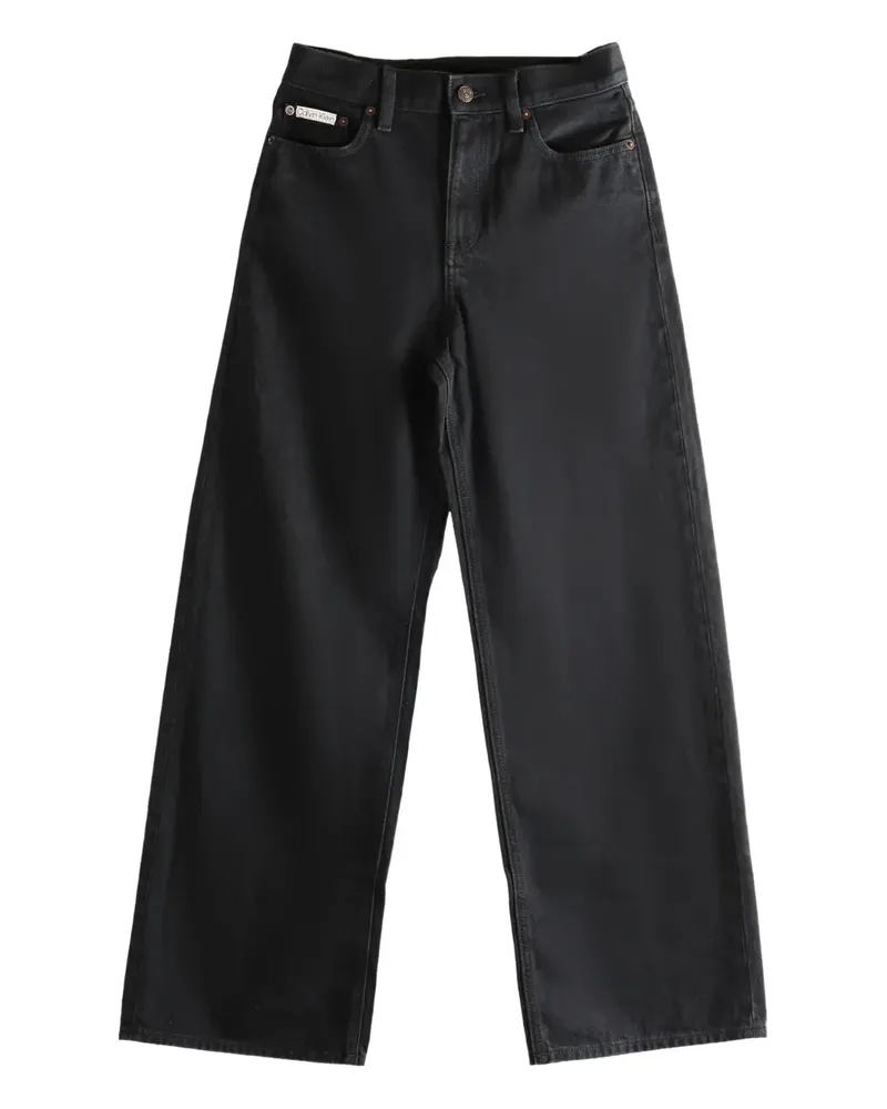 Calvin Klein wide-leg jeans - Schwarz Schwarz