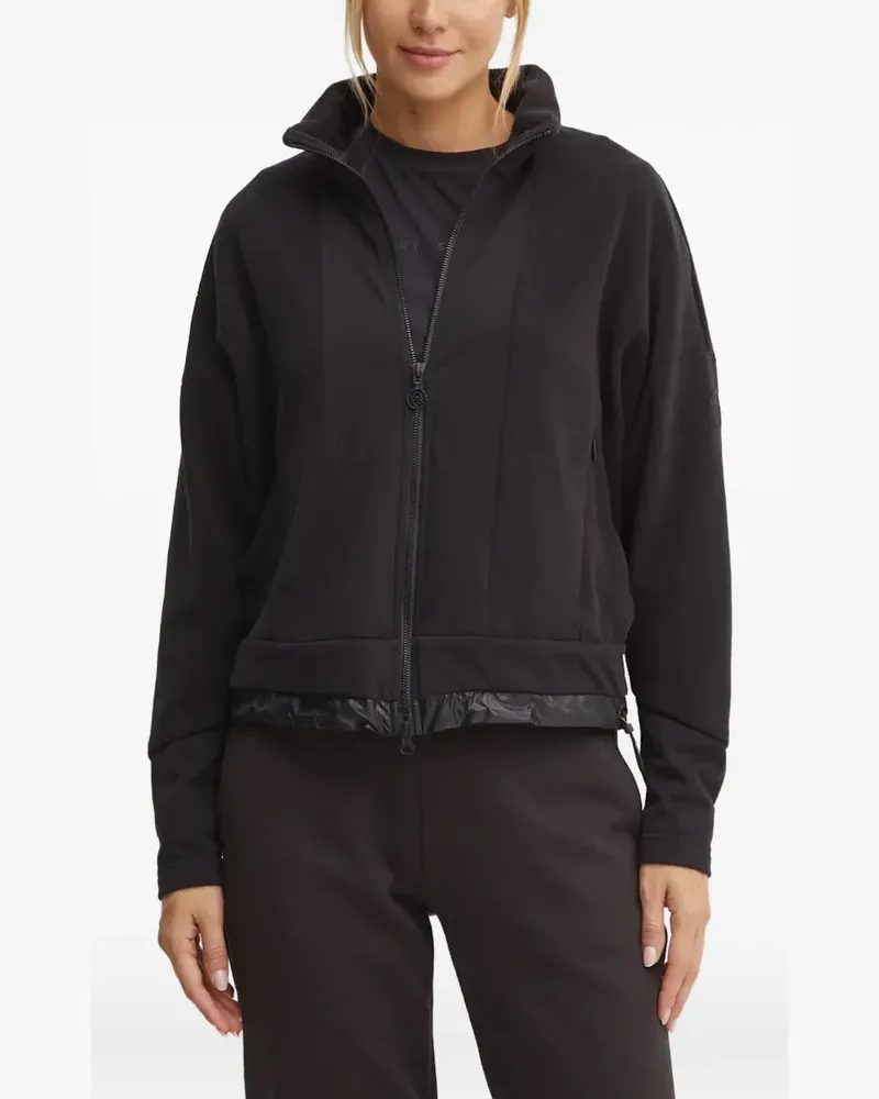 Sportalm logo-patch metallic-trim jacket - Schwarz Schwarz