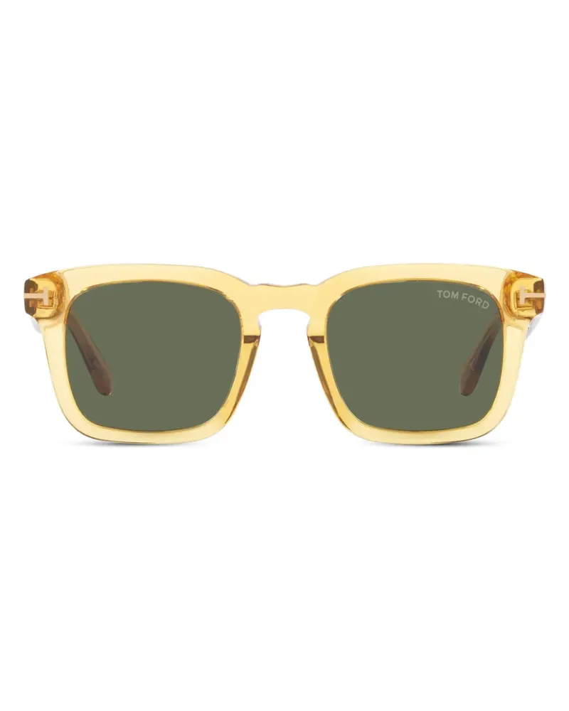 Tom Ford TR001097 Sonnenbrille mit eckigem Gestell - Gelb Gelb