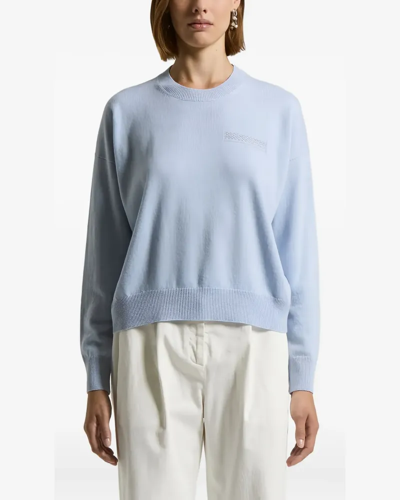 Peserico Verzierter Pullover - Blau Blau