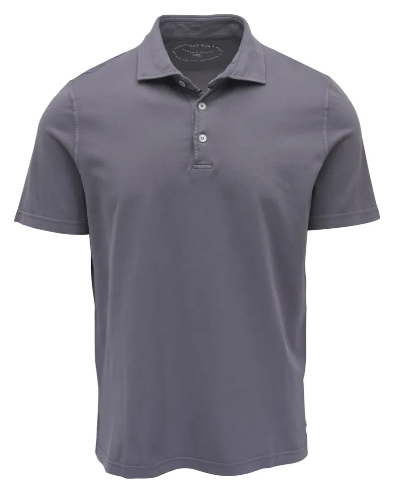 Fedeli Klassisches Poloshirt - Grau Grau