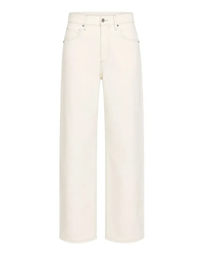 Paige Arellia Skimmer wide-leg jeans - Nude Nude
