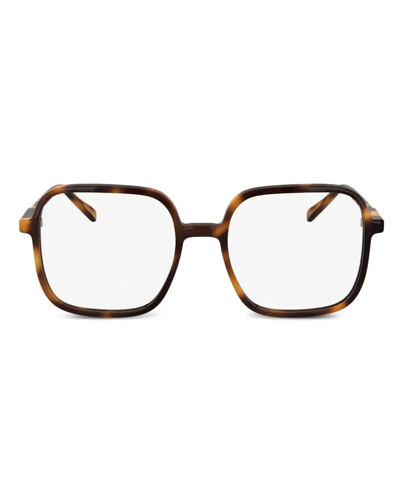 Karl Lagerfeld Brille mit eckigem Gestell - Braun Braun