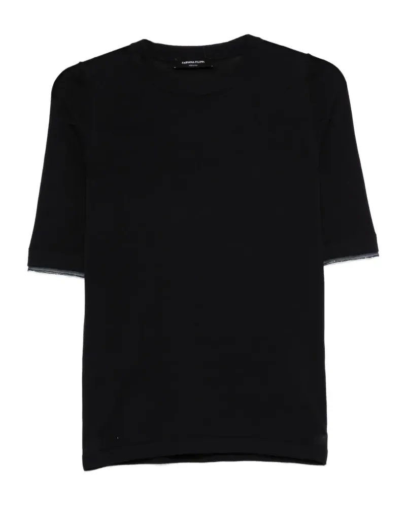 Fabiana Filippi Klassisches T-Shirt - Blau Blau