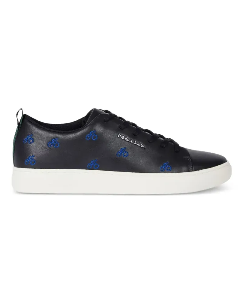 Paul Smith Lee Ricamo Biciclette Sneakers - Schwarz Schwarz