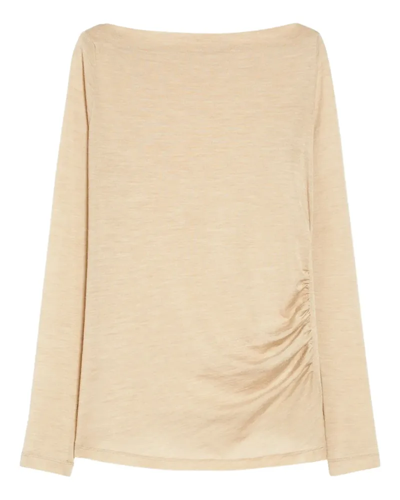Max Mara Gerafftes Oberteil - Nude Nude