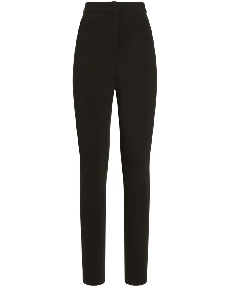Dolce & Gabbana Klassische Slim-Fit-Hose - Schwarz Schwarz