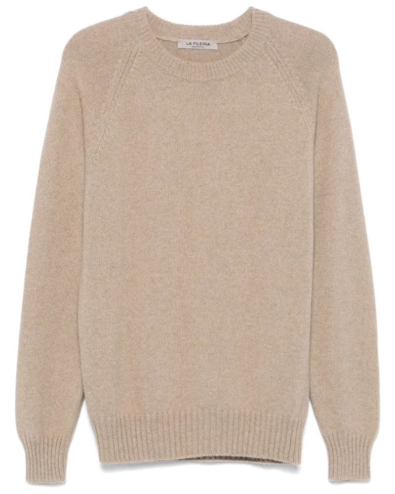 La Fileria Pullover mit Rundhalsausschnitt - Nude Nude